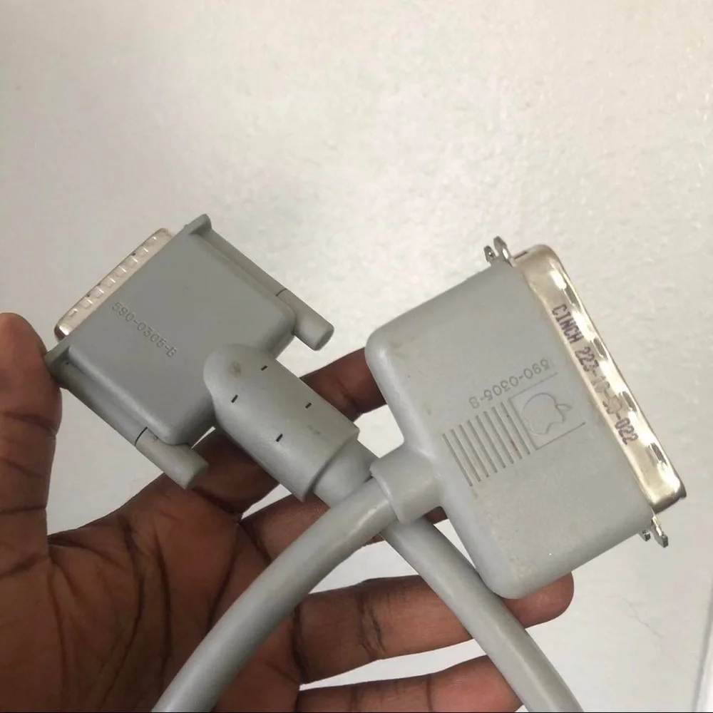OEM Apple System to SCSI 25 to 50 Pin Cable Vintage Macintosh 590-0305-B